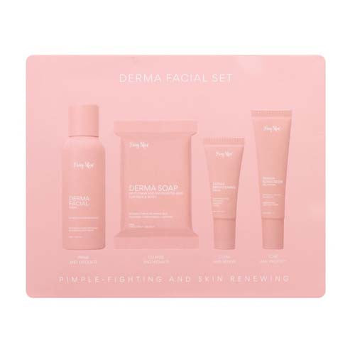 クレンジング・メイク落とし Fairy Skin (rejuvenating set) Fairy Skin Derma Facial Set Pink – Click N Buy Trading W.L.L