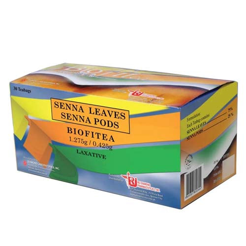 SENNA LEAVES SENNA PODS BIOFITEA 30 TEABAGES