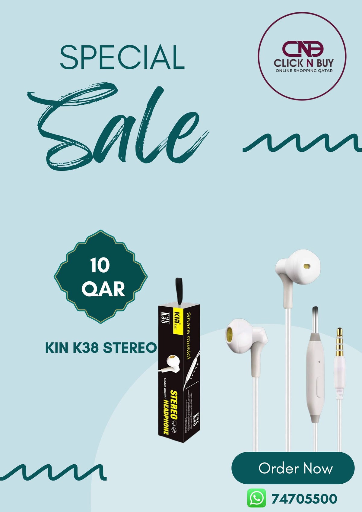 KIN K38 STEREO HEADSET