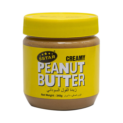 5star peanut butter 340 gm