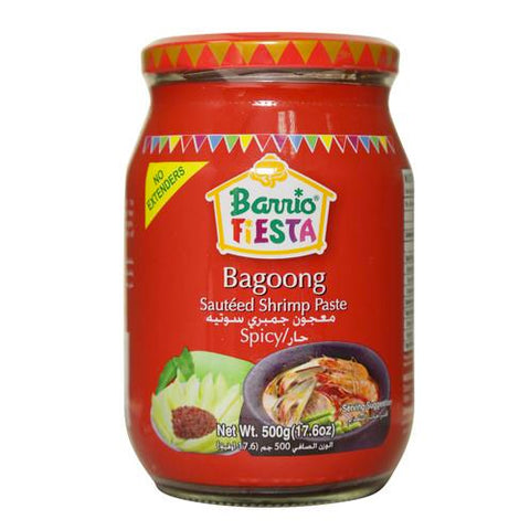 Barrio Fiesta Bagoong Sauteed Shrimp Paste Spicy 500g