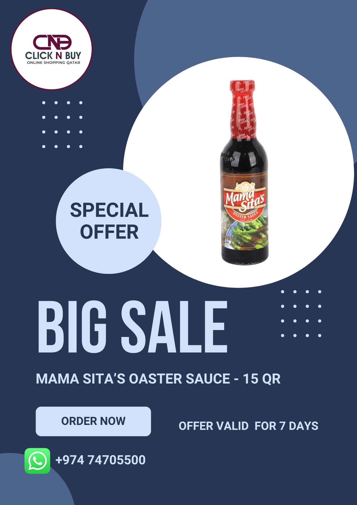 MAMA SITA OASTER SAUCE 405G