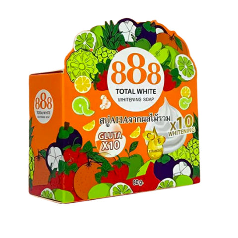 888 total white whitening Soap