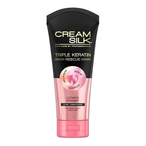Cream Silk Triple Keratin Ultimate Straight Conditioner 340 ml