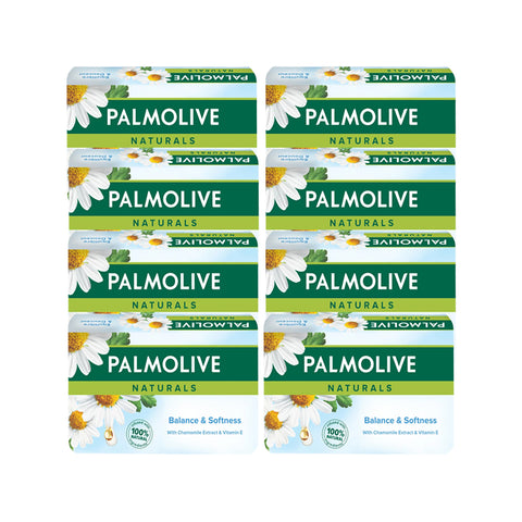 Palmolive Naturals Balance and Softness Soap with Chamomile Extract and Vitamin E 8 x 120 g