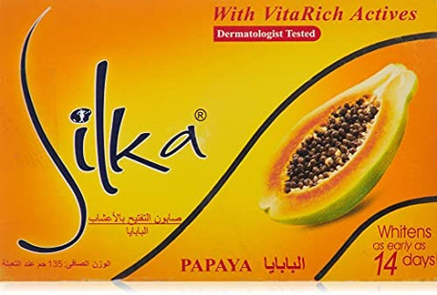 SILKA Papaya Herbal Soap 135g