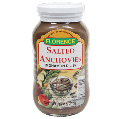 Florence Salted Anchovies Monamon Dilis 340G