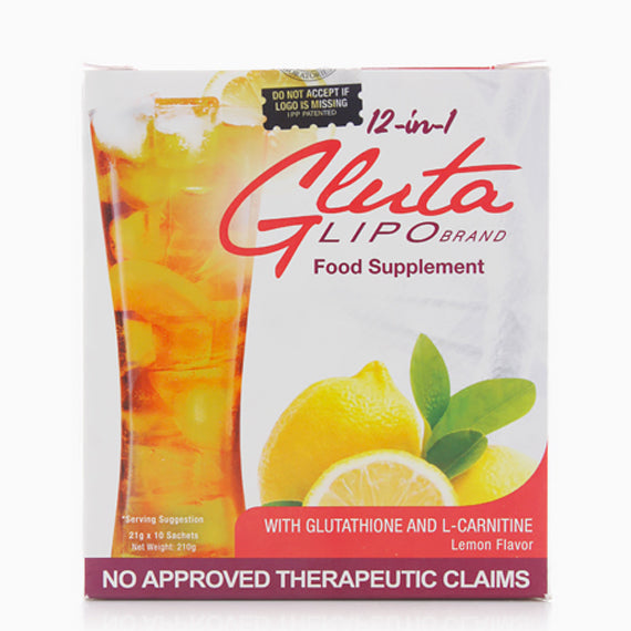 Gluta Spa Lipo 12-in-1 Whitening & Slimming Juice - 21g x 10 Sachets