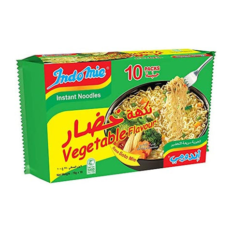 Indomie Vegetable Flavoured Noodles 10 x 75g