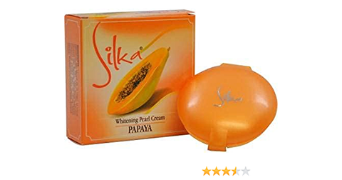 Silka papaya whitening pearl cream (6g)