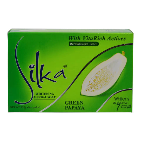 Silka Green Papaya Whitening Herbal Soap 135GM