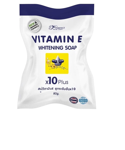 Vitamin E Whitening Soap x10 by Perfect Lady 80g