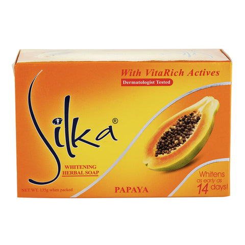 Silka Papaya Whitening Herbal Soap 135GM